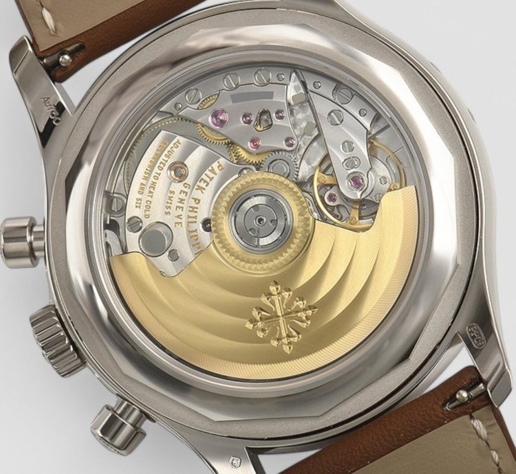 Patek Philippe Annual Calendar Chronograph 5960 01g Chronograph 18k White Gold Blue Dial