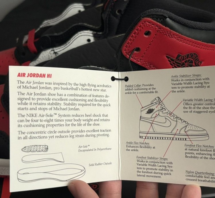 Air Jordan 1 High Og 85 Bred 2025