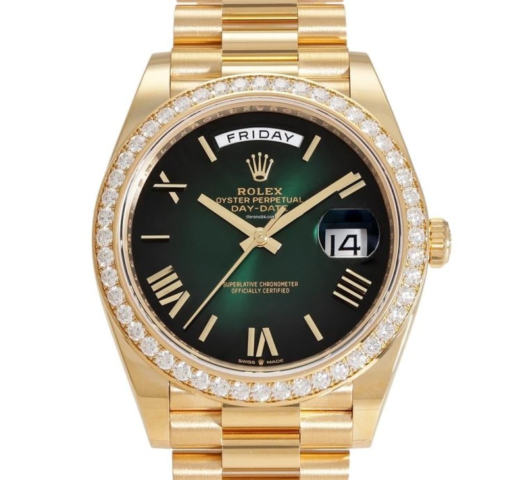 Rolex Day-date 228443tbr Automatic Yellow Gold New