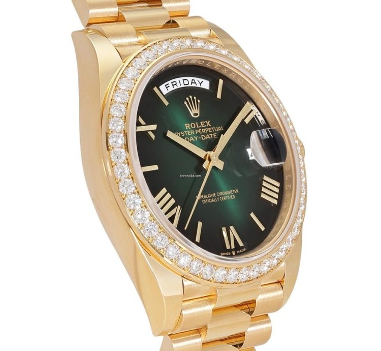Rolex Day-date 228443tbr Automatic Yellow Gold New