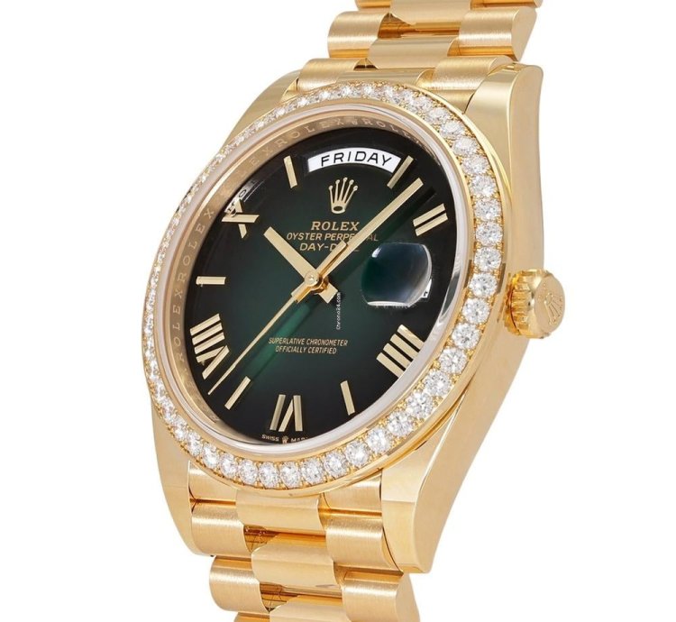 Rolex Day-date 228443tbr Automatic Yellow Gold New