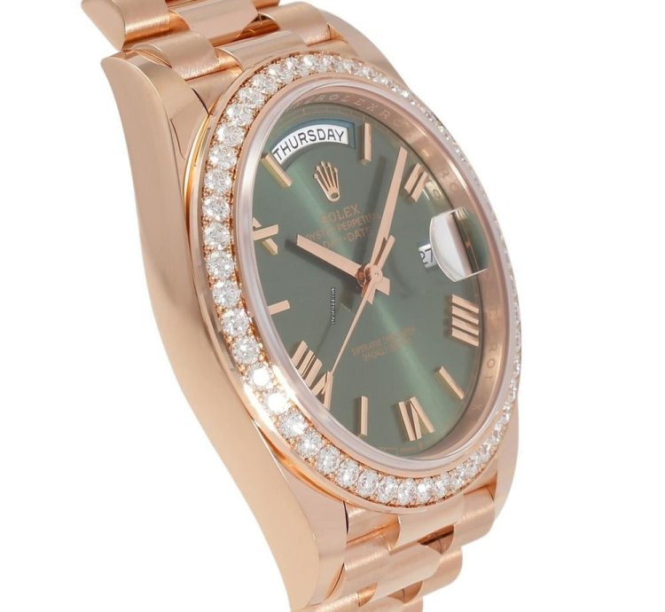 Rolex Day-date 228464tbr Automatic Red Gold Like New Unworn