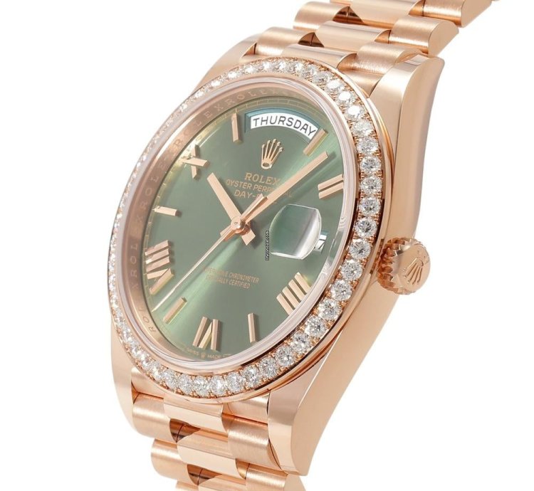 Rolex Day-date 228464tbr Automatic Red Gold Like New Unworn