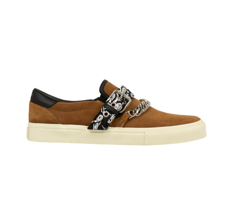 Brown Bandana Buckle Slip-on Size 11 44