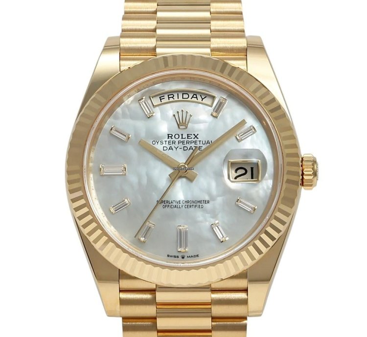 Rolex Day-date 228479tbr Automatic Yellow Gold New