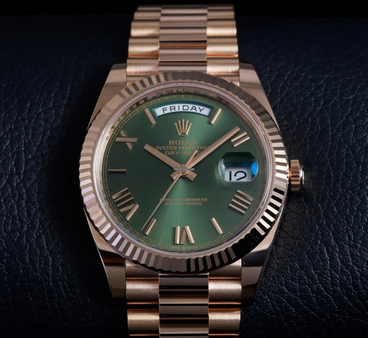 Rolex Day-date 228516tbr Automatic Red Gold Like New Unworn