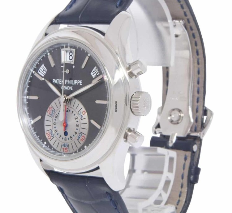 Patek Philippe Annual Calendar Chronograph 5960 Annual Calendar Chronograph Platinum Watch Box Papers 5960p