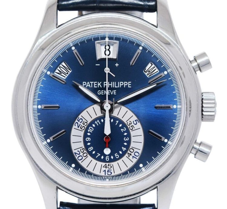 Patek Philippe Annual Calendar Chronograph 5960 Annual Calendar Chronograph Platinum Watch Box Papers 5960p