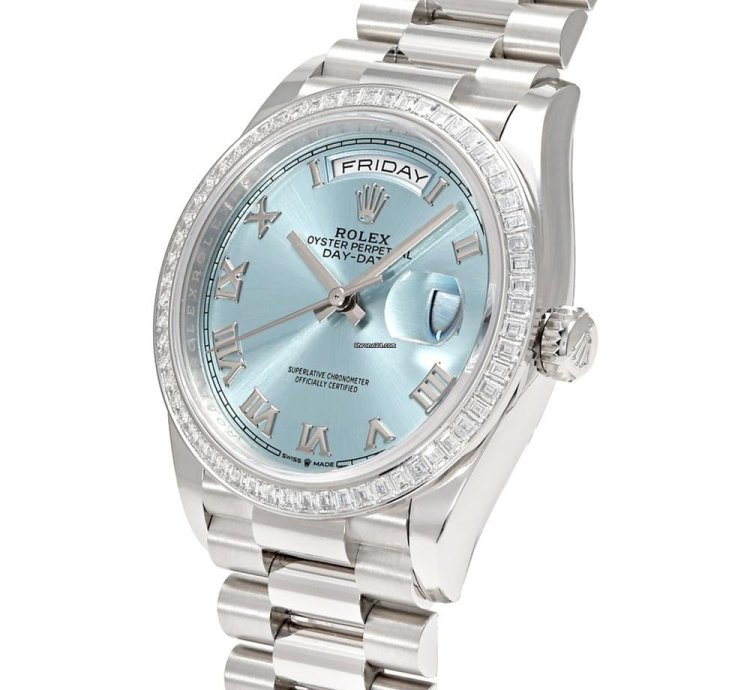 Rolex Day-date 228547tbr Automatic Platinum New