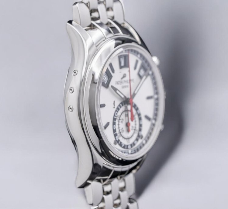 Patek Philippe Annual Calendar Chronograph 5960 Chronograph Ss Silver Dial