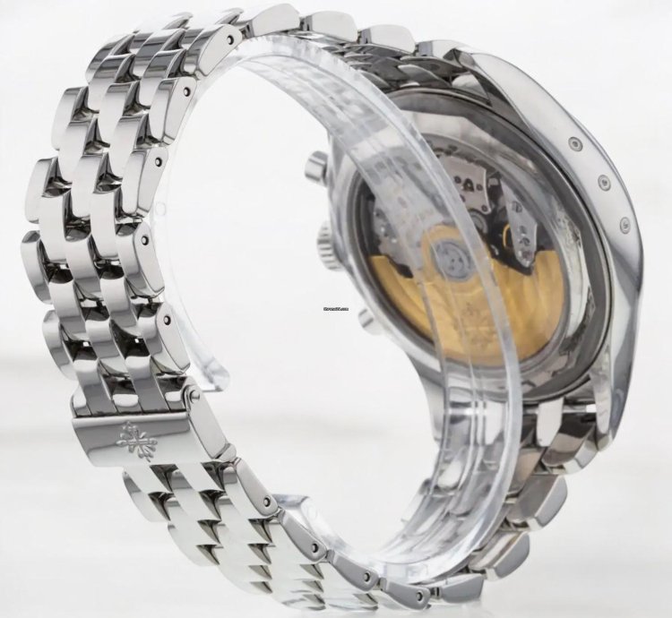 Patek Philippe Annual Calendar Chronograph 5960 Chronograph Ss Silver Dial