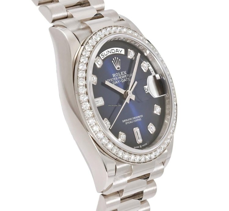 Rolex Day-date 228551tbr Automatic White Gold Like New Unworn
