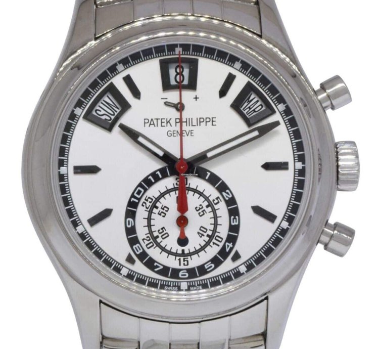 Patek Philippe Annual Calendar Chronograph 5960 Steel Annual Calendar Chronograph Watch Travel Box 5960 1a
