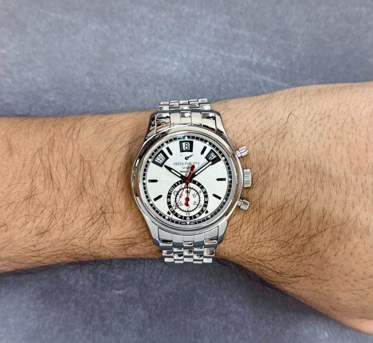 Patek Philippe Annual Calendar Chronograph 5960 Steel Annual Calendar Chronograph Watch Travel Box 5960 1a