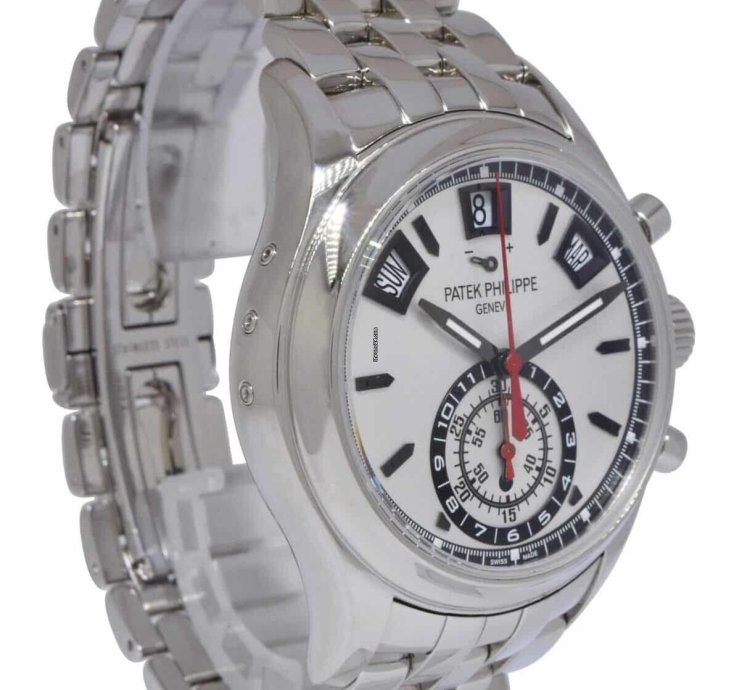 Patek Philippe Annual Calendar Chronograph 5960 Steel Annual Calendar Chronograph Watch Travel Box 5960 1a