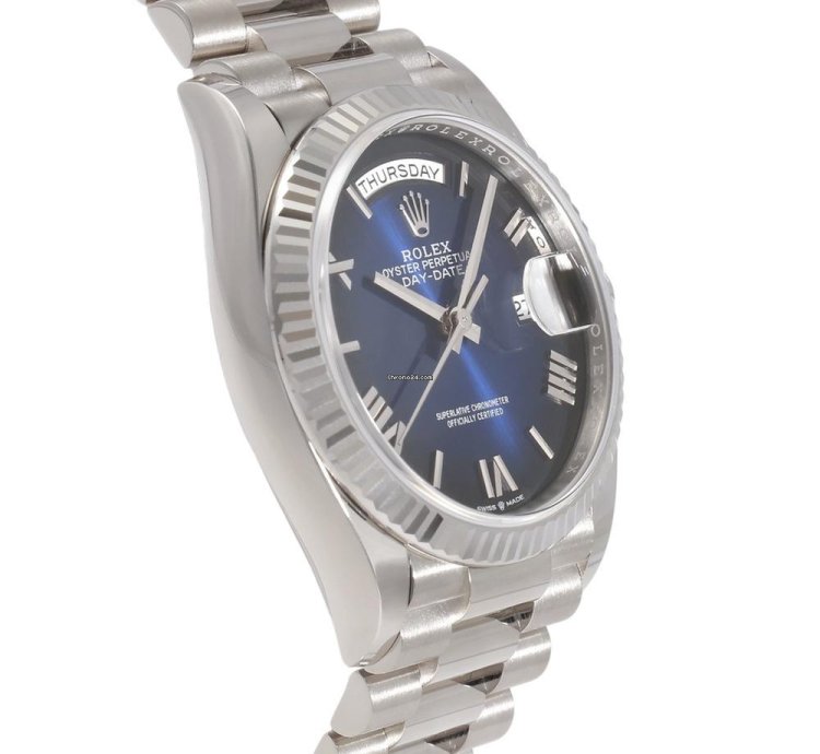 Rolex Day-date 228611tbr Automatic White Gold New