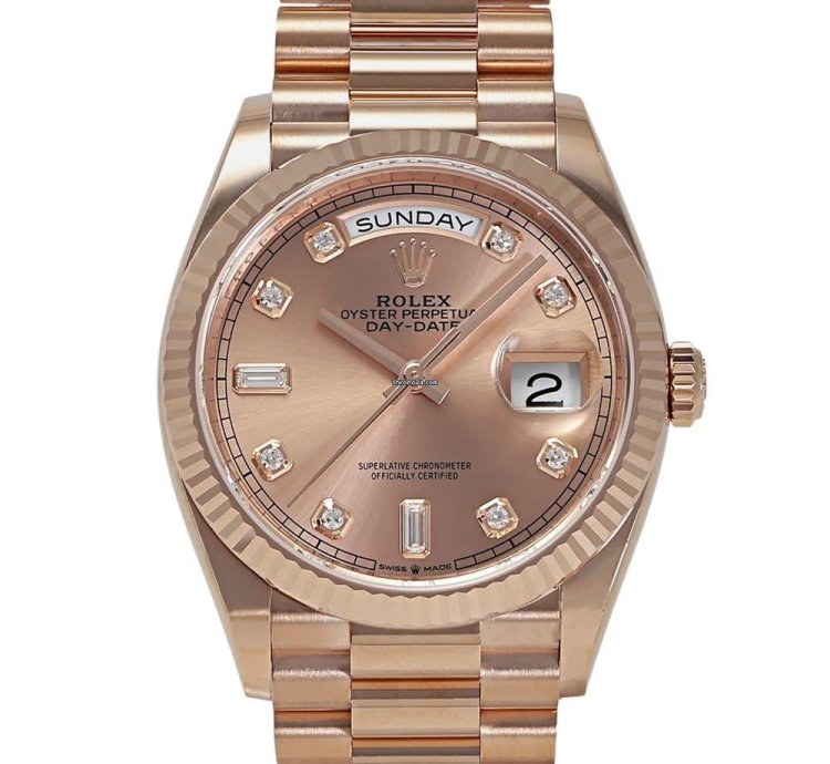 Rolex Day-date 228642tbr Automatic Red Gold New