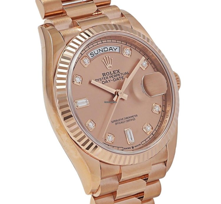 Rolex Day-date 228642tbr Automatic Red Gold New
