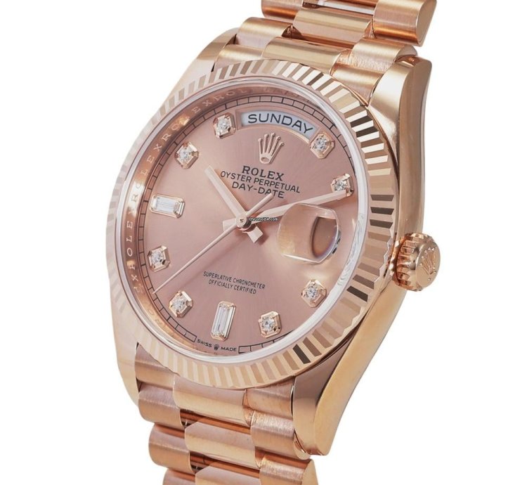 Rolex Day-date 228642tbr Automatic Red Gold New