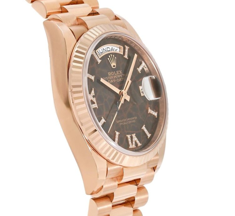 Rolex Day-date 228647tbr Automatic Red Gold New