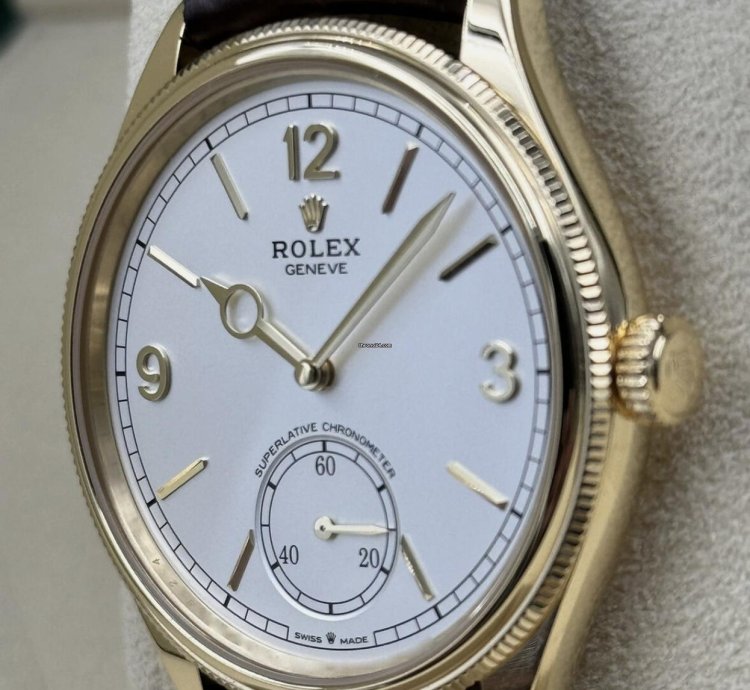 Rolex 1908 Gelbgold White Wei 2024 Neu Full Set