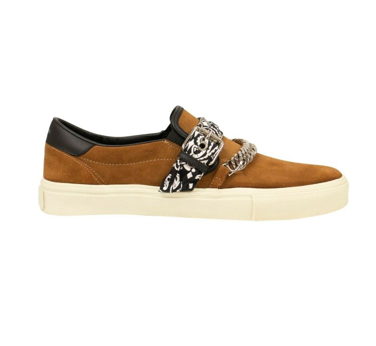 Brown Bandana Buckle Slip-on Size 9 42