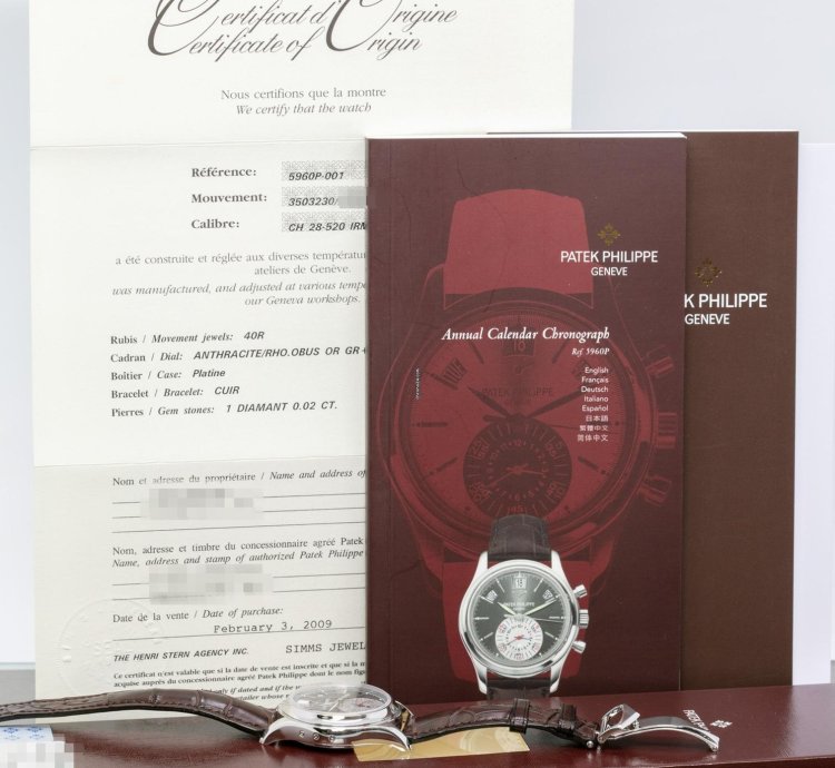 Patek Philippe Annual Calendar Chronograph 5960p-001