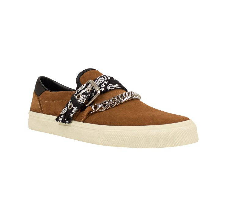 Brown Bandana Buckle Slip-on Size 9 42 595