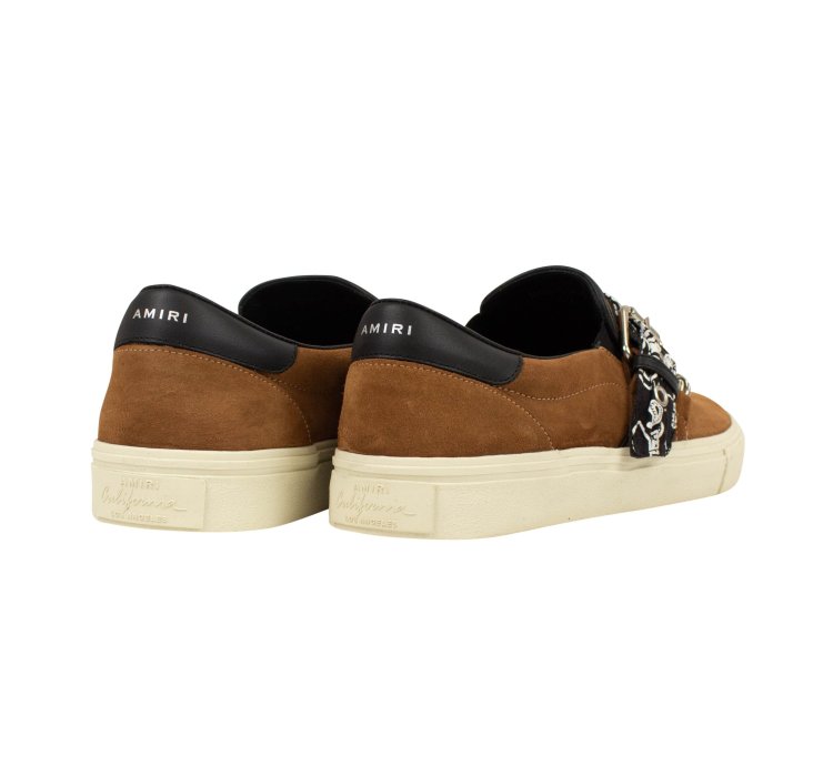 Brown Bandana Buckle Slip-on Size 9 42 595