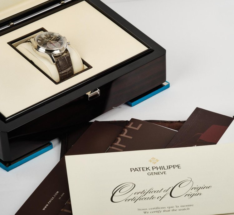 Patek Philippe Annual Calendar Chronograph 5960p-001 Anthracite Dial Complete 2008