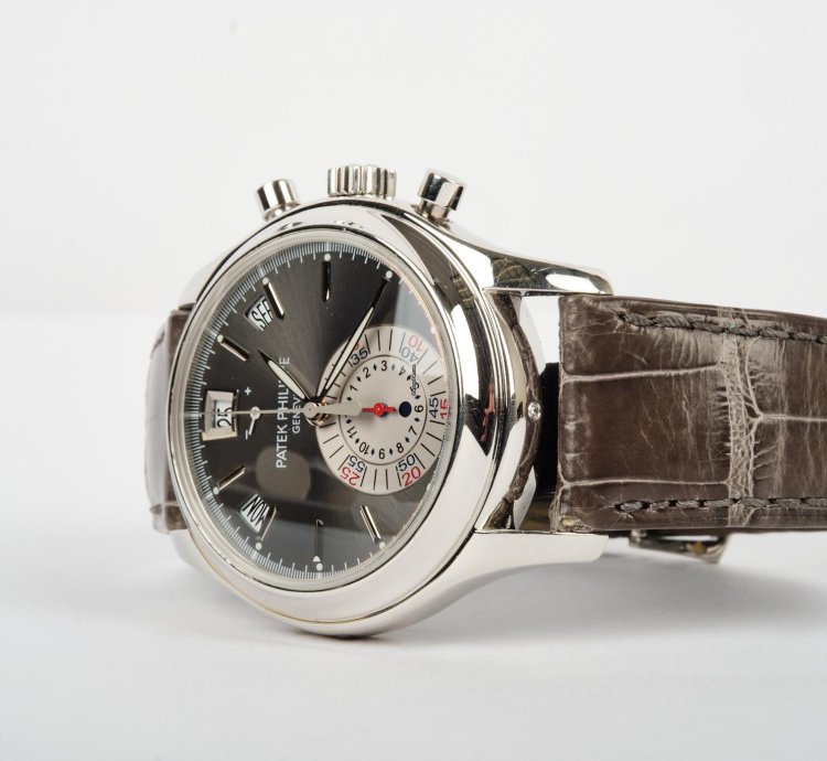 Patek Philippe Annual Calendar Chronograph 5960p-001 Anthracite Dial Complete 2008