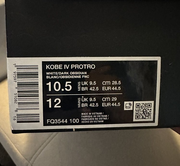 Kobe Iv Protro Gold Medal