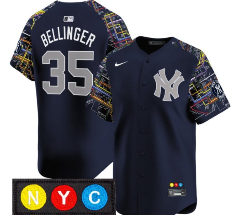 Cody Bellinger Jersey 35 New York Yankees Subway Style Vapor Premier Limited Stitched
