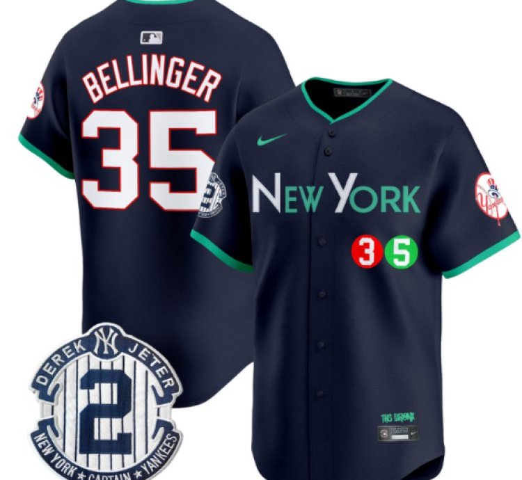 Cody Bellinger Jersey 35 New York Yankees City Connect Vapor Premier Limited Stitched Navy