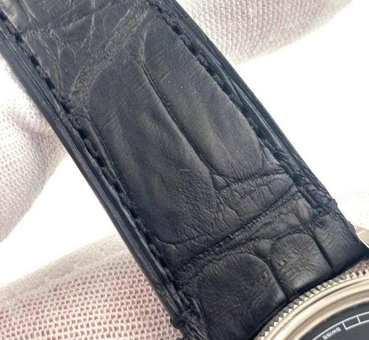 Rolex 1908 Unworn 1908 Black Dial White Gold Leather Strap 52509 Box Papers 2024