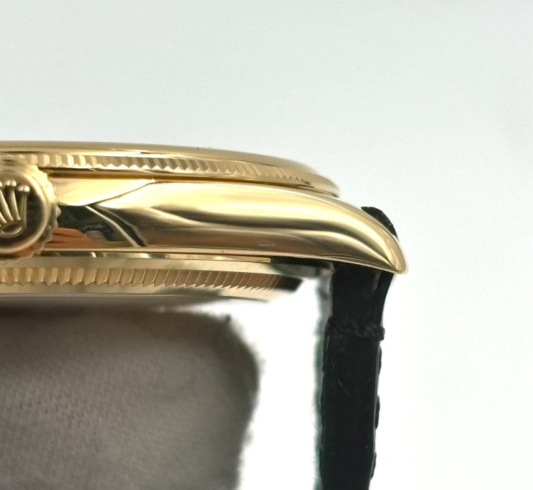 Rolex 1908 Unworn Perpetual 1908 39mm Black Dial Leather Strap New Release 52508 Box Papers 2024