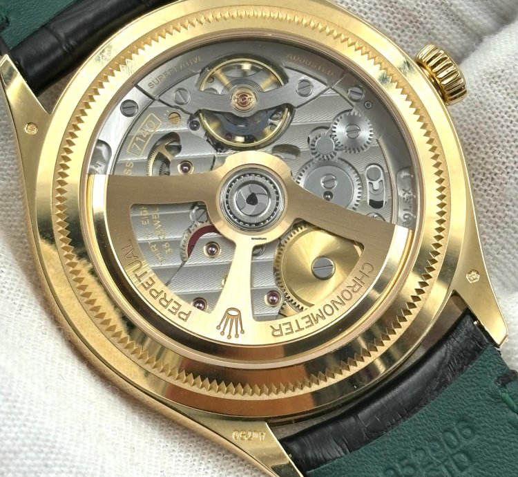 Rolex 1908 Unworn Perpetual 1908 39mm Black Dial Leather Strap New Release 52508 Box Papers 2024