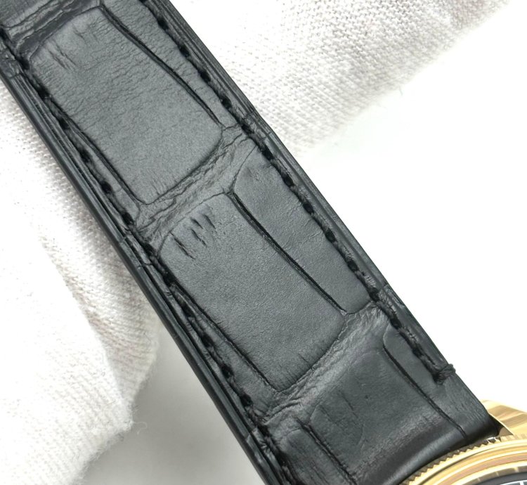 Rolex 1908 Unworn Perpetual 1908 39mm Black Dial Leather Strap New Release 52508 Box Papers 2024