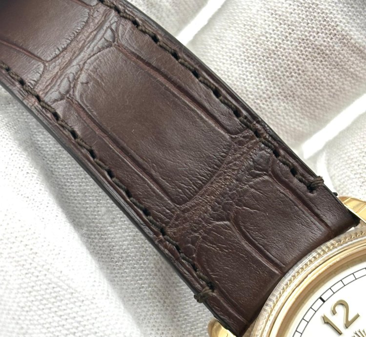Rolex 1908 Unworn Perpetual 1908 39mm White Dial Leather Strap New Release 52508 Box Papers 2024