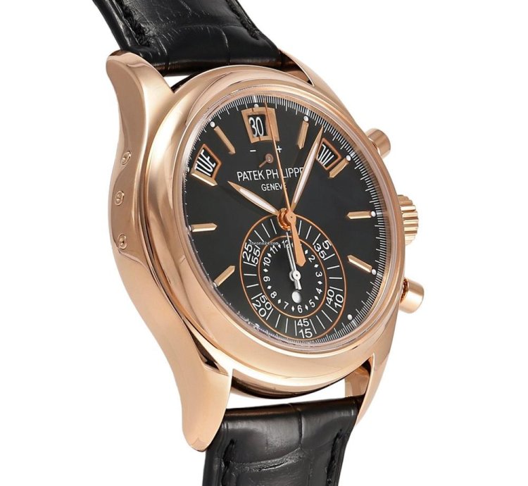 Patek Philippe Annual Calendar Chronograph 5960r-012 Automatic Rose Gold Good
