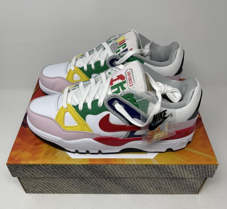 Nigo Nike Air Force 3 Low Sp White Heel Logo Size 10 5