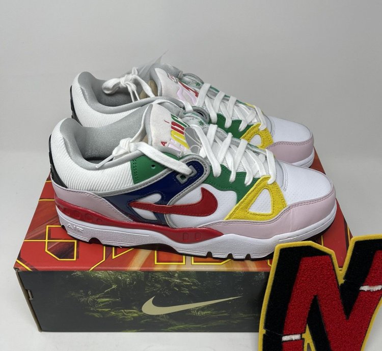 Nigo Nike Air Force 3 Low Sp White Heel Logo Size 10 5