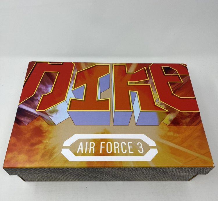 Nigo Nike Air Force 3 Low Sp White Heel Logo Size 10 5