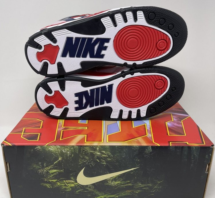 Nigo Nike Air Force 3 Low Sp White Heel Logo Size 10 5