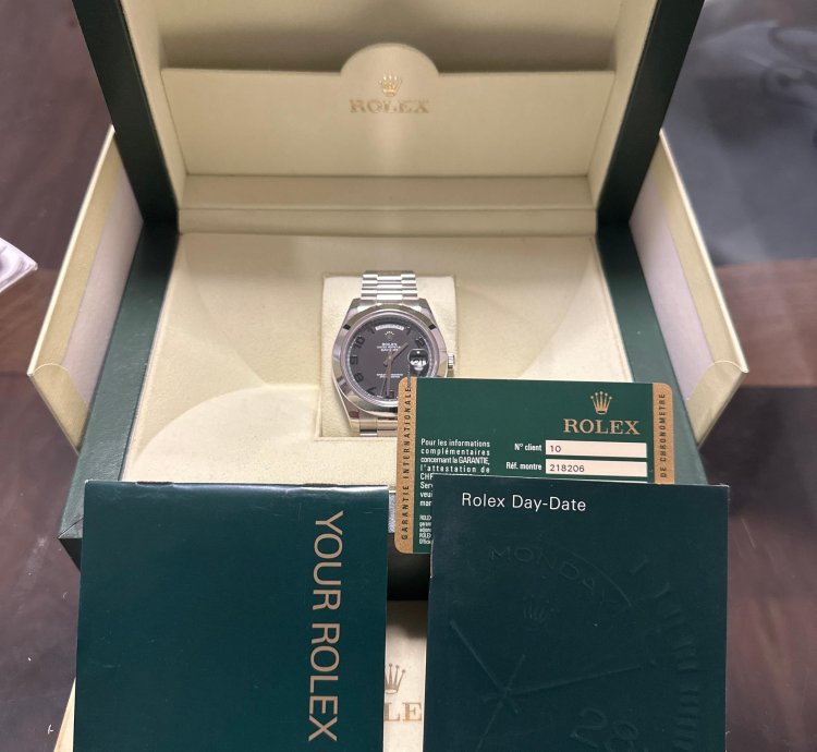 Rolex Day-date Ii Full Set Good Condition