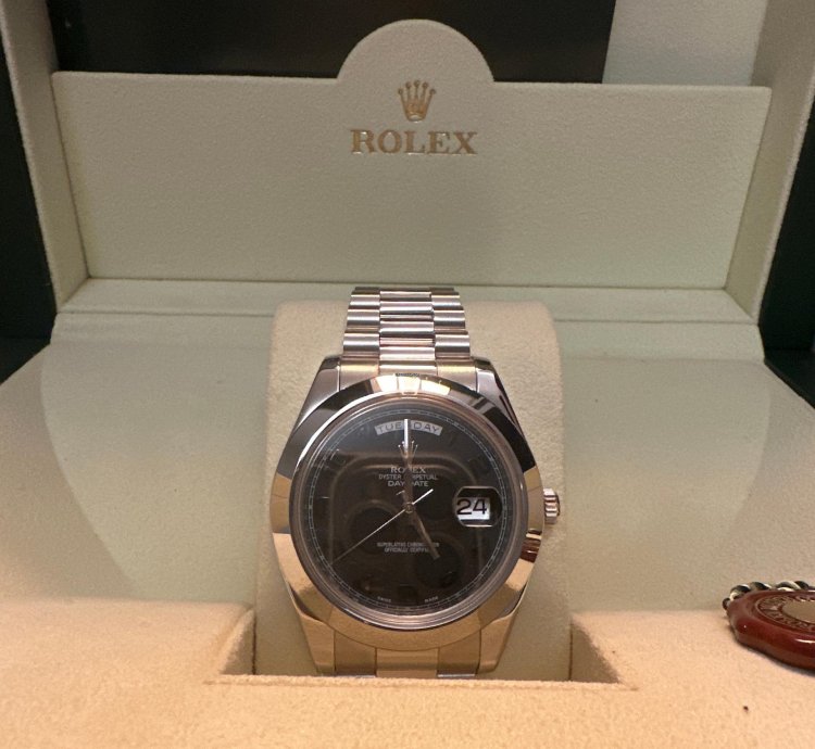 Rolex Day-date Ii Full Set Good Condition