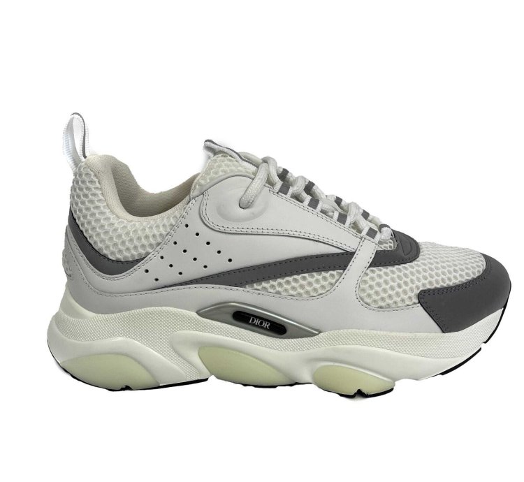 Christian Dior - B22 Sneaker In White Technical Mesh - White