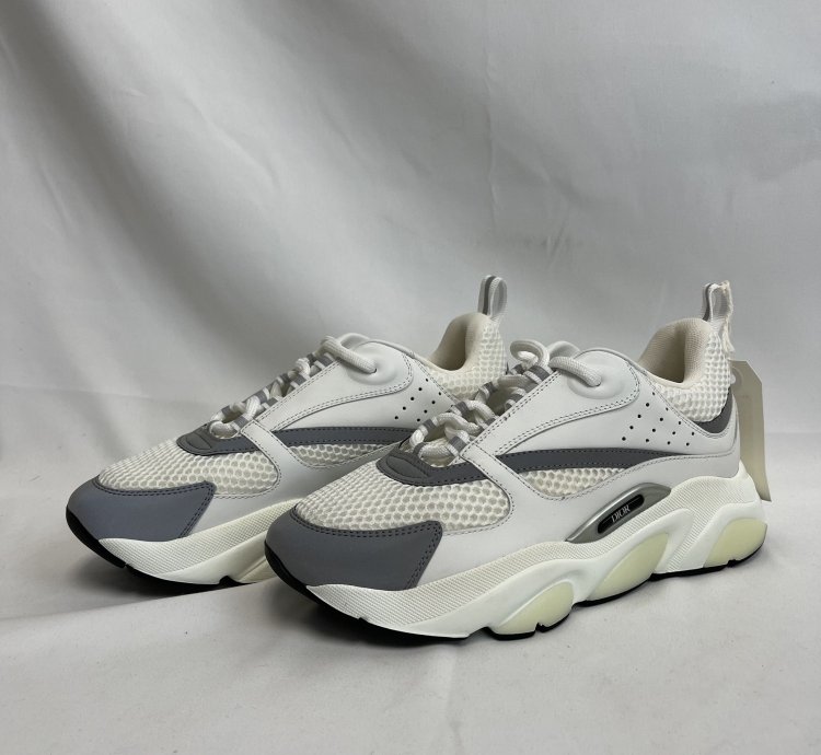 Christian Dior - B22 Sneaker In White Technical Mesh - White