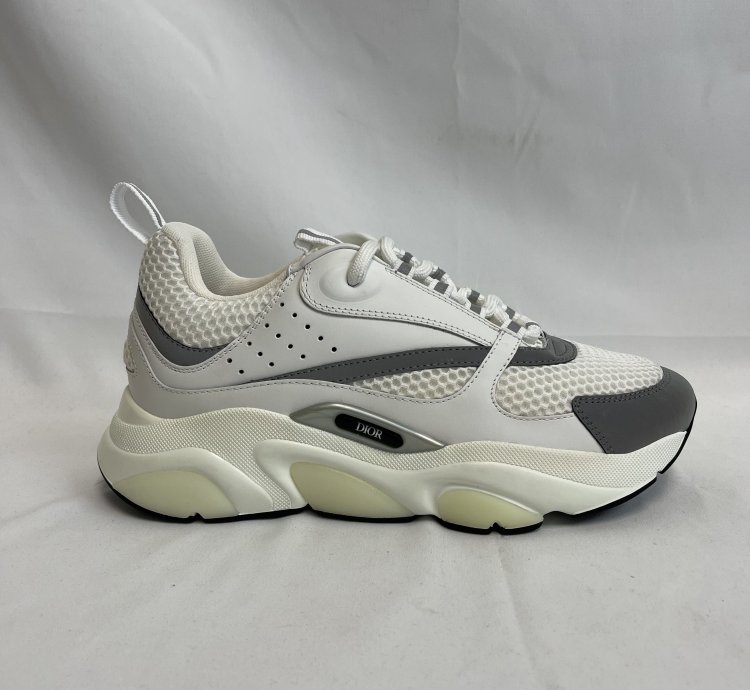 Christian Dior - B22 Sneaker In White Technical Mesh - White