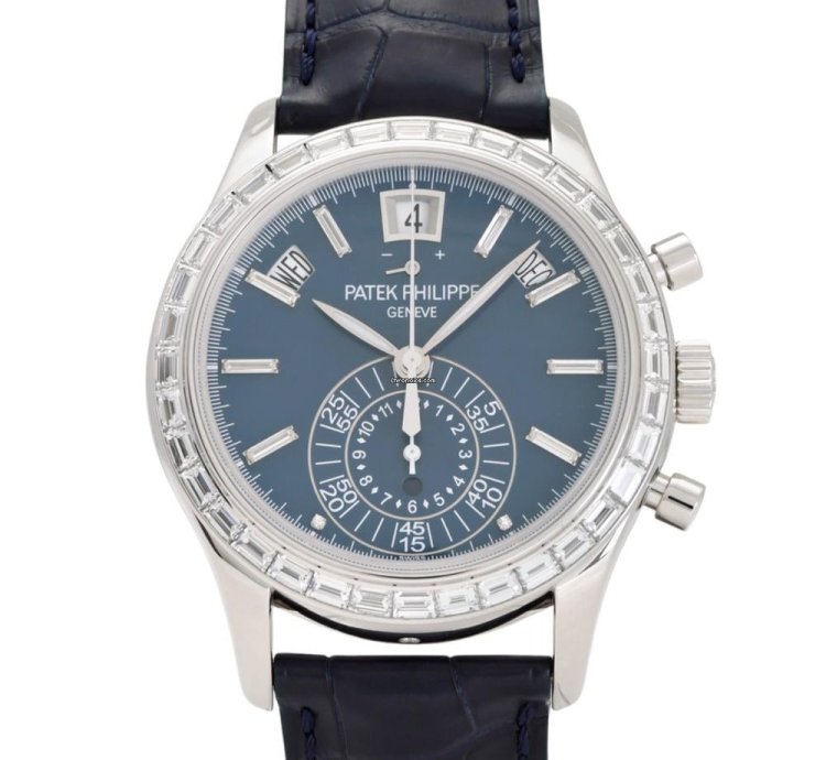 Patek Philippe Annual Calendar Chronograph 5961p-001 Automatic Platinum Good